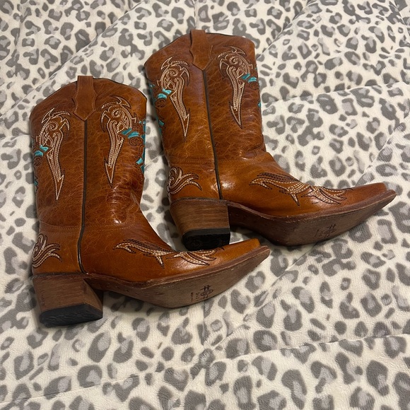 Circle G women’s leather boots, not broken in - Picture 3 of 6